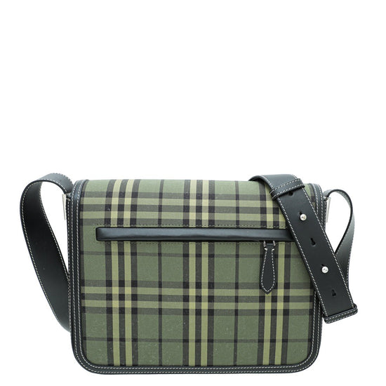 Burberry - Burberry Military Green Olympia Messenger Small Bag | The Closet