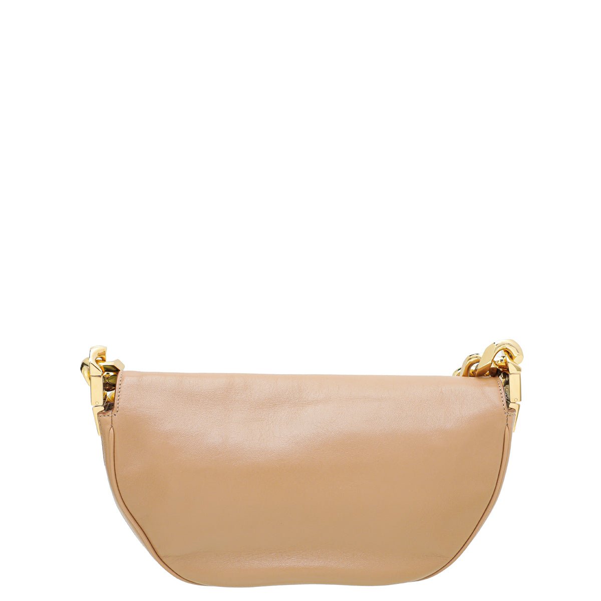 Burberry Modern Beige Soft Olympia Small Flap Chain Bag-Burberry-THE CLOSET