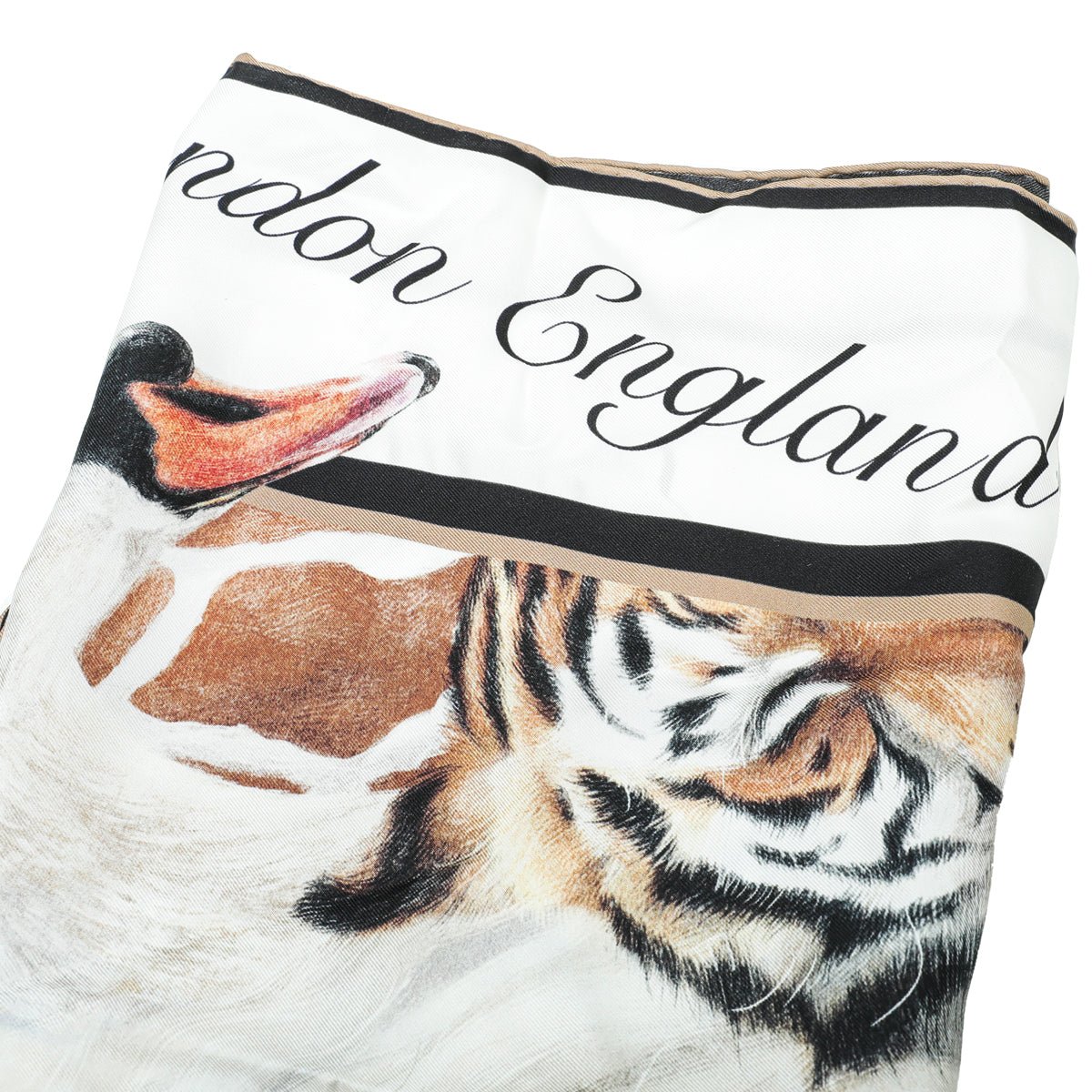 Burberry Multicolor Animalia Print Square Scarf-Burberry-THE CLOSET