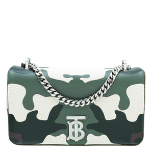Burberry Multicolor Camouflage Print Lola حقيبة صغيرة