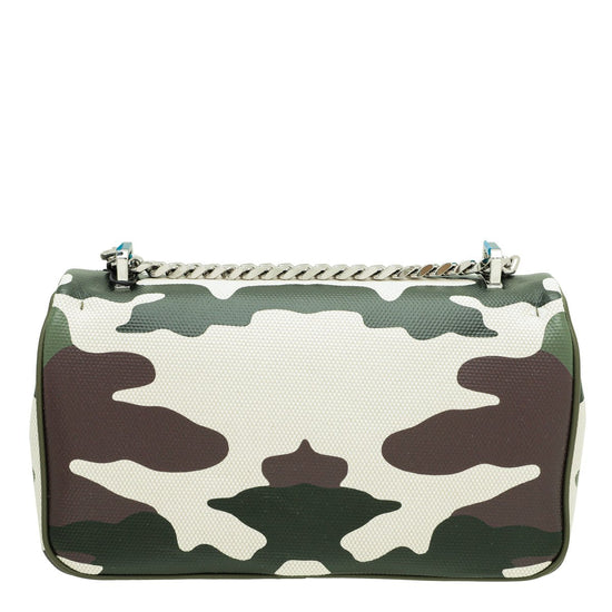 thecloset.uae - Burberry Multicolor Camouflage Print Lola Small Bag | The Closet