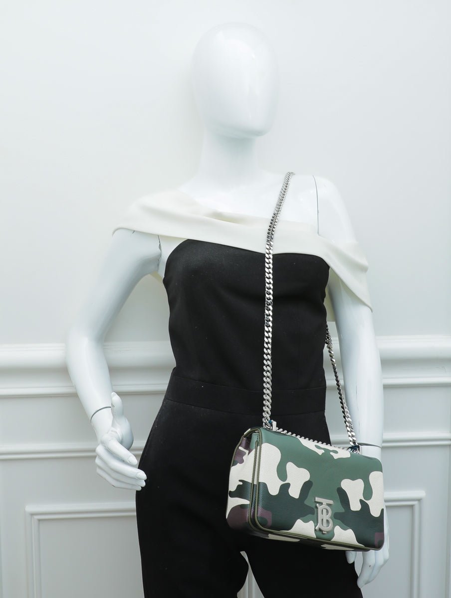 Burberry Multicolor Camouflage Print Lola Small Bag-Burberry-THE CLOSET