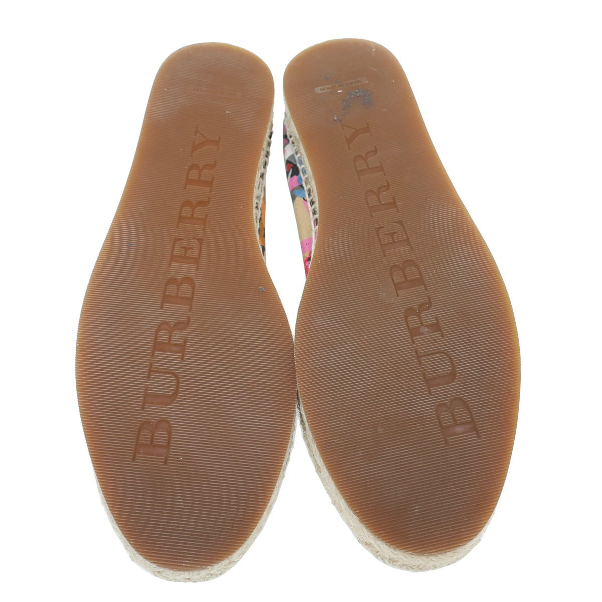 Burberry Multicolor Logo Print Espadrille 36-Burberry-THE CLOSET