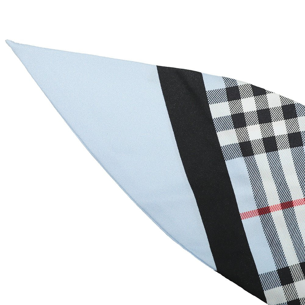 Burberry Multicolor Vintage Check Hair Twill Silk Scarf-Burberry-THE CLOSET