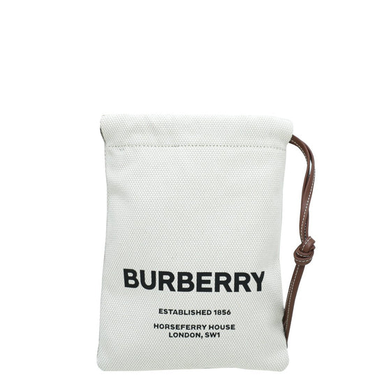 Burberry - Burberry Natural Drawstring Small Pouch | The Closet