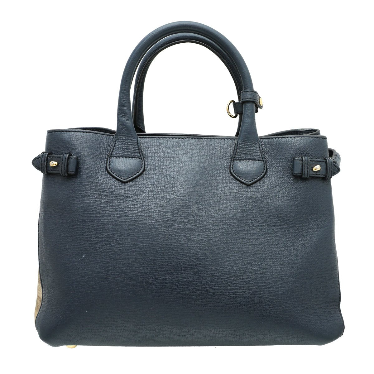 Burberry Navy Blue Banner Tote Medium Bag-Burberry-THE CLOSET