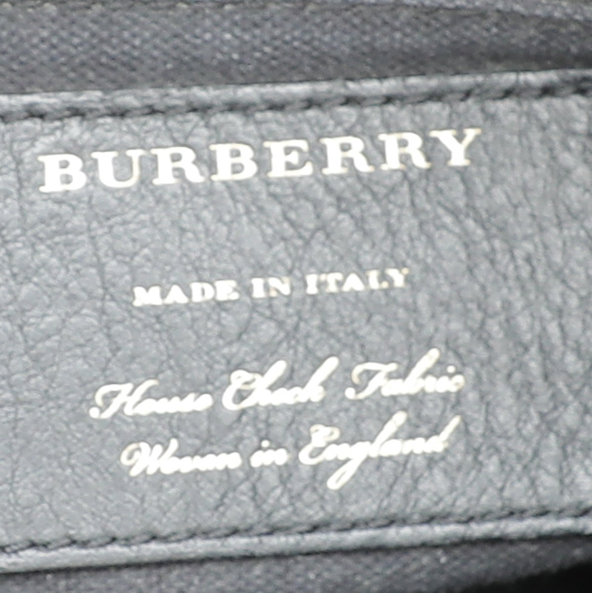 Burberry - Burberry Navy Blue Banner Tote Medium Bag | The Closet