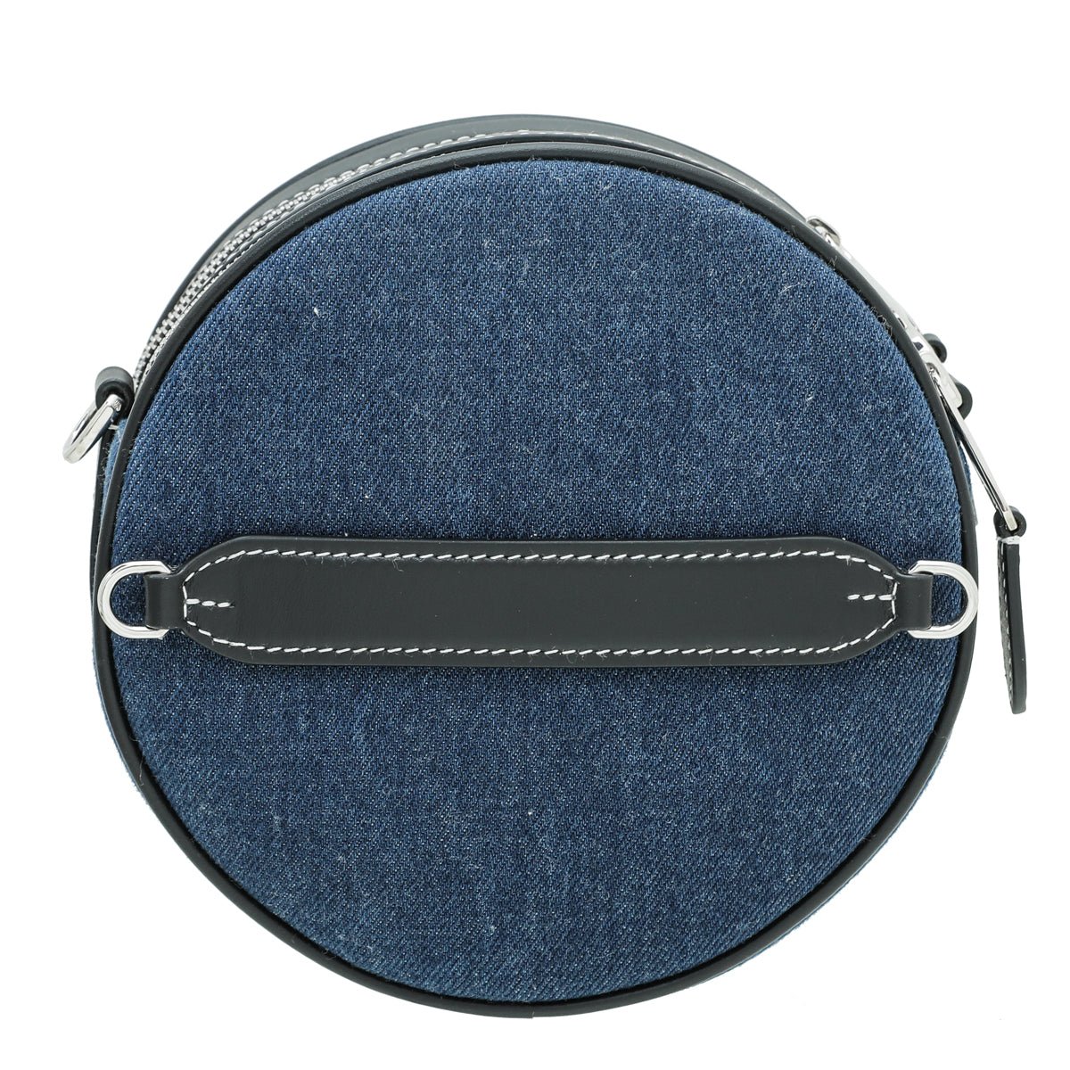 Burberry Navy Blue Denim Louise Circle Crossbody Bag-Burberry-THE CLOSET