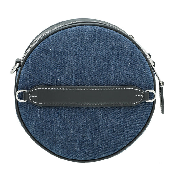 Burberry - Burberry Navy Blue Denim Louise Circle Crossbody Bag | The Closet