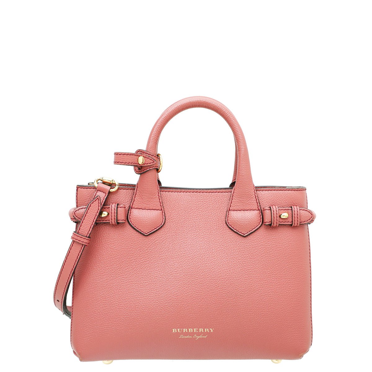 Burberry Old Rose Banner Small Tote Bag-Burberry-THE CLOSET