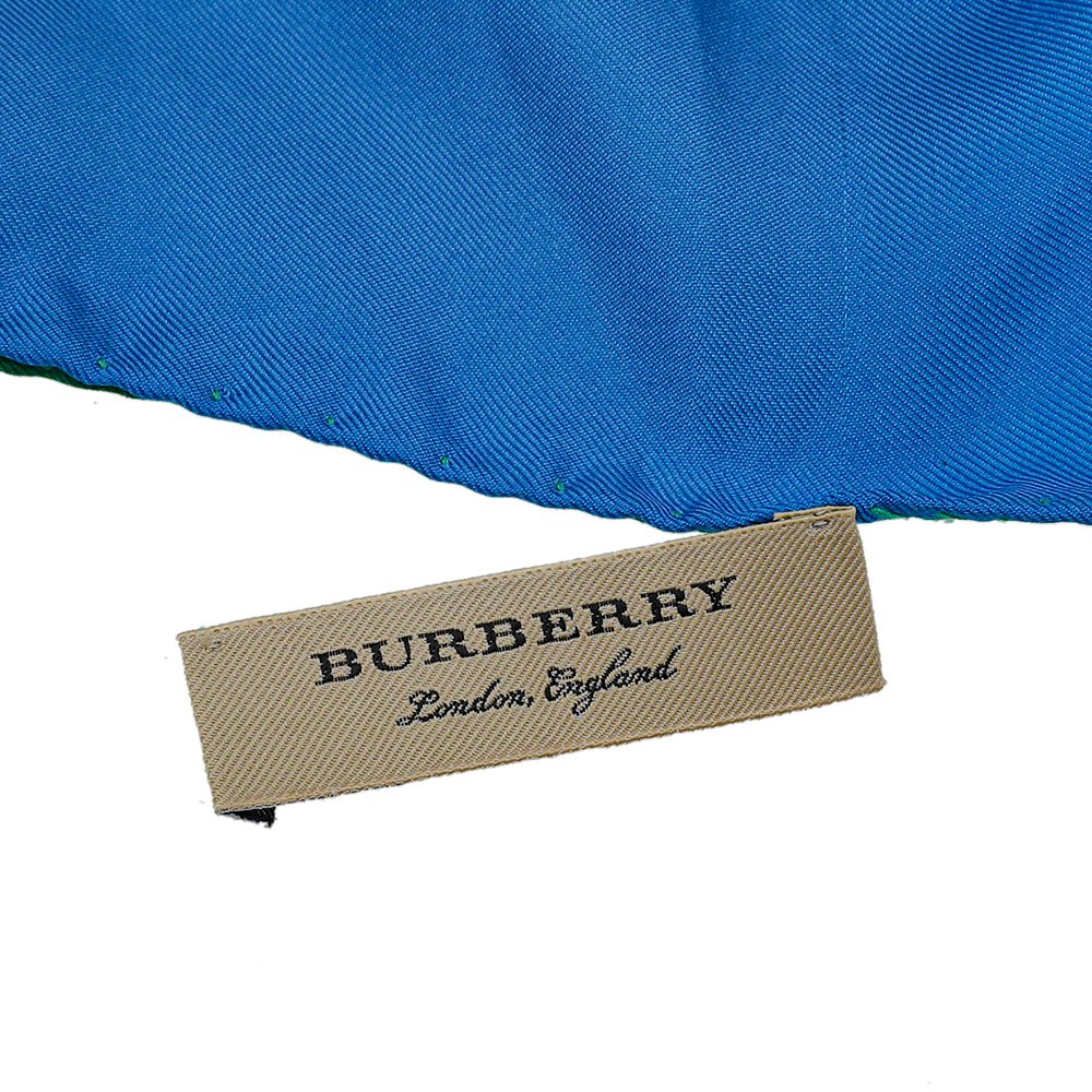 Burberry Opal Green Multicolor Etched Animal Cashmere Scarf-Burberry-THE CLOSET