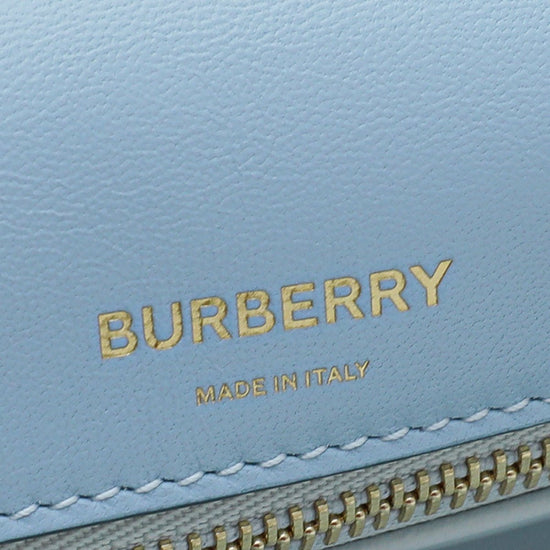 Burberry - Burberry Pale Blue Soft Olympia Small Chain Bag | The Closet