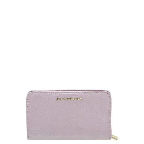 Burberry - Burberry Pink Purple Medium Wallet | The Closet