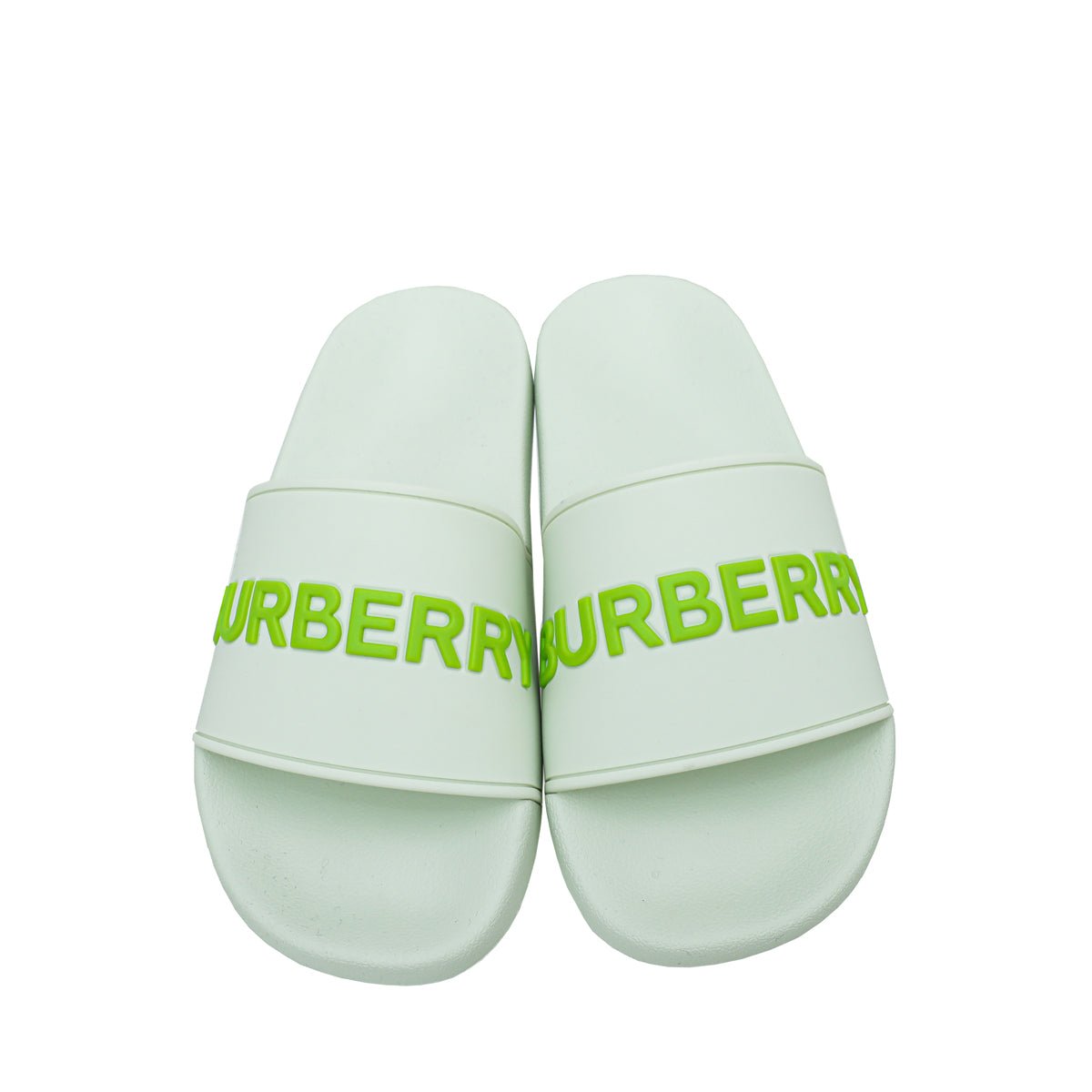 Burberry - Burberry Pistachio Logo Slide Pool Sandal 39 | The Closet