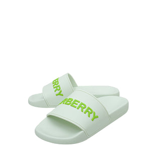 Burberry Pistachio Logo Slide Pool Sandal 39