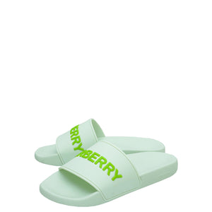 Burberry Pistachio Logo Slide Pool Sandal 40