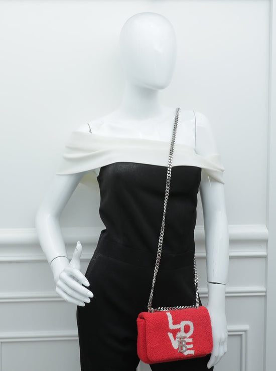 Burberry - Burberry Red Terry Cloth Lola Chain Mini Bag | The Closet