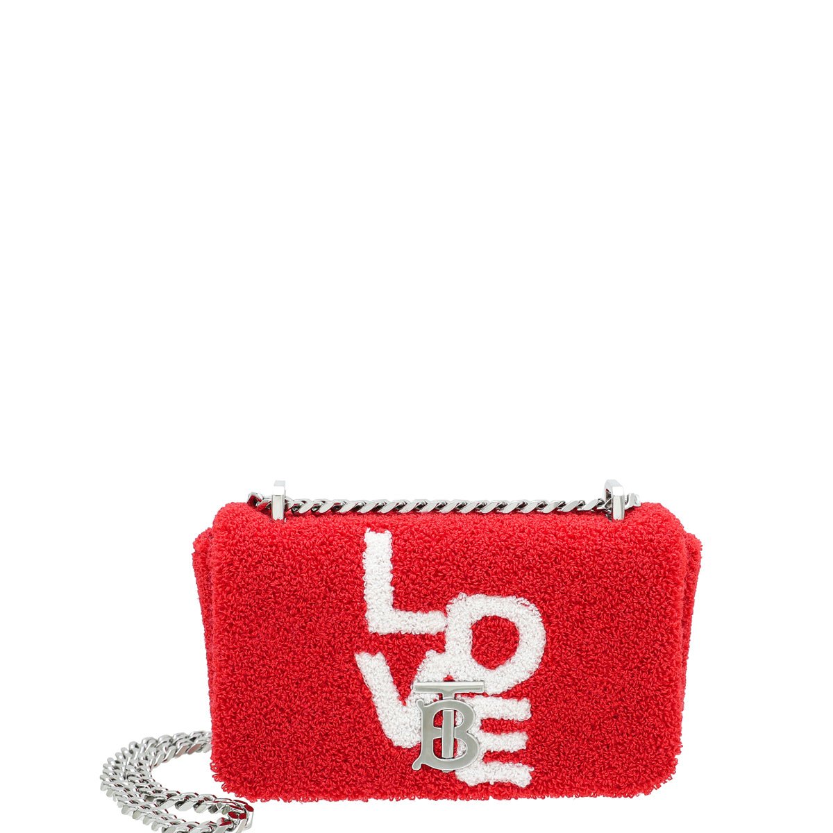 Burberry Red Terry Love TB Lola Mini Chain Bag-Burberry-THE CLOSET