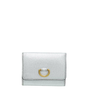 Burberry Silver D Ring Small Wallet