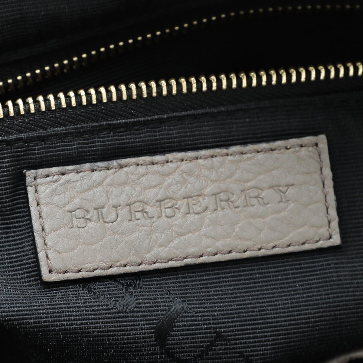 Burberry Taupe Heritage Grain Medium Orchard Bowling Bag-Burberry-THE CLOSET