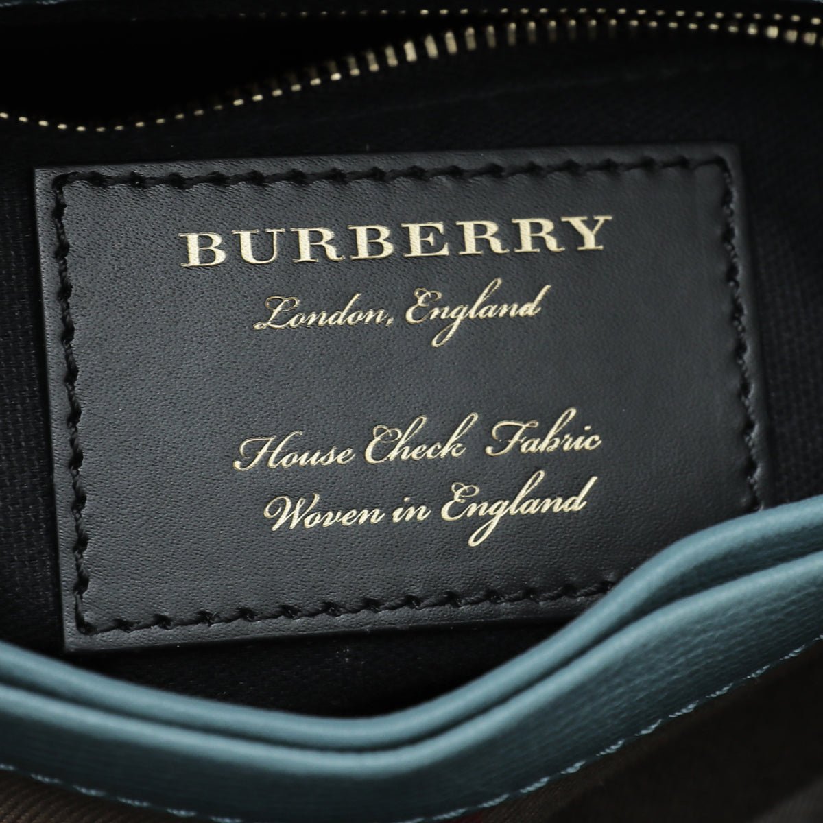 Burberry - Burberry Teal Grey Camberley Bag | The Closet