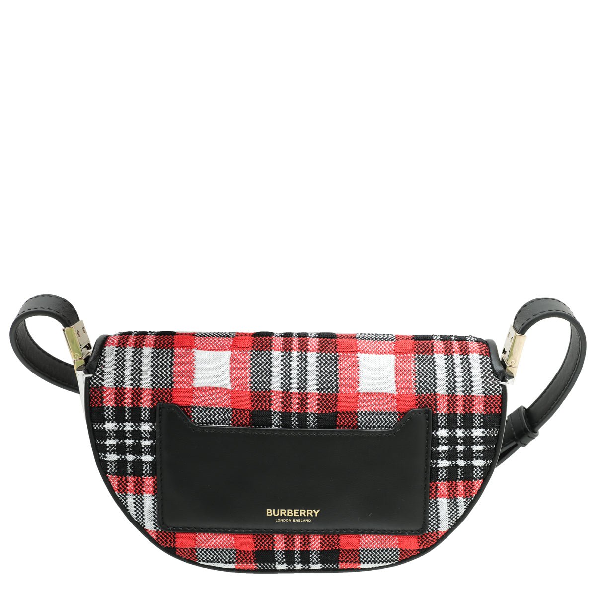 Burberry - Burberry Tricolor Fabric Check Olympia Bag | The Closet
