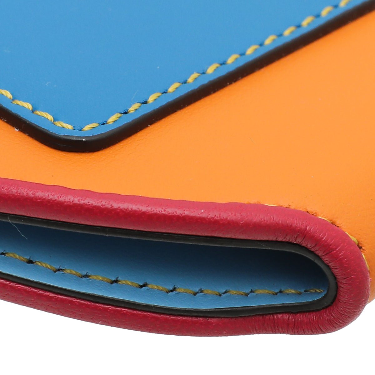 Burberry Tricolor Olympia Fold Zip Wallet-Burberry-THE CLOSET