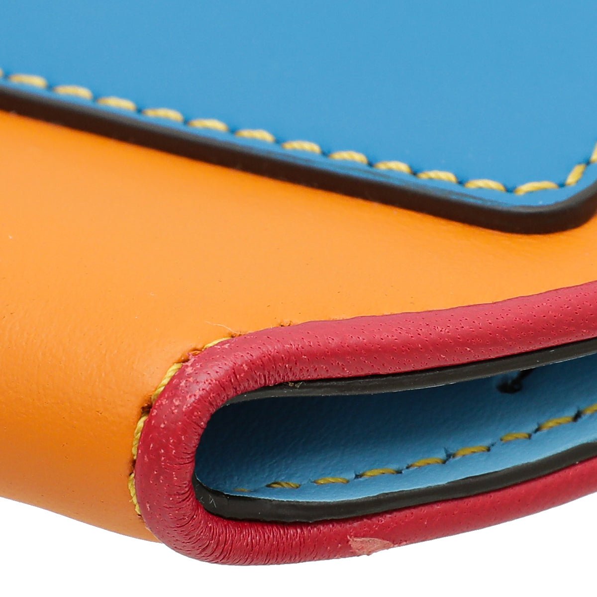 Burberry Tricolor Olympia Fold Zip Wallet-Burberry-THE CLOSET