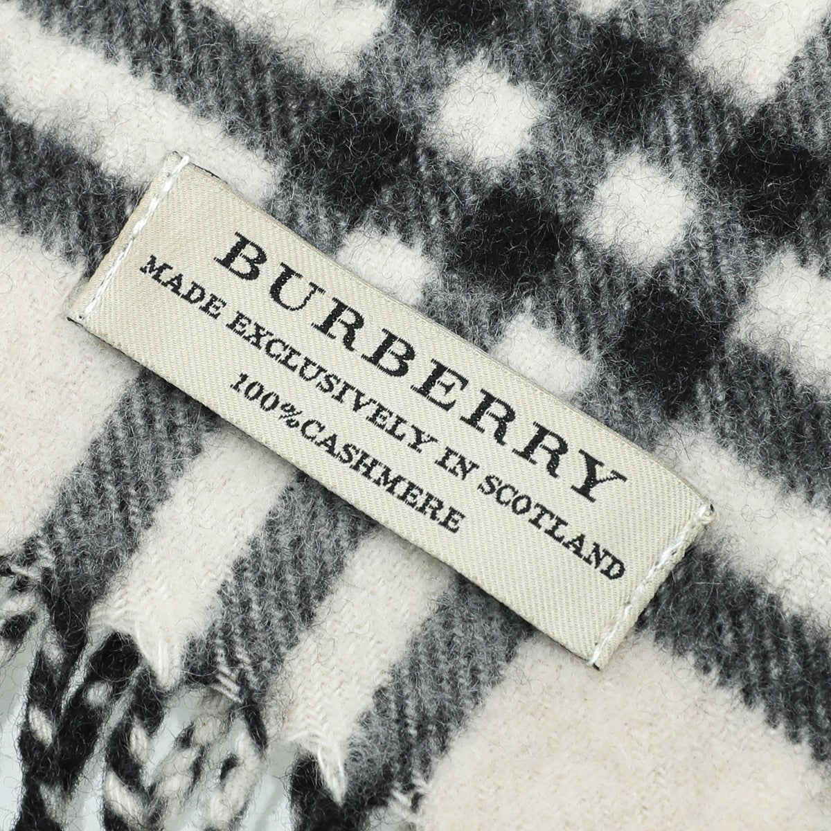 Burberry Vintage Check Cashmere Mini Classic Scarf-Burberry-THE CLOSET