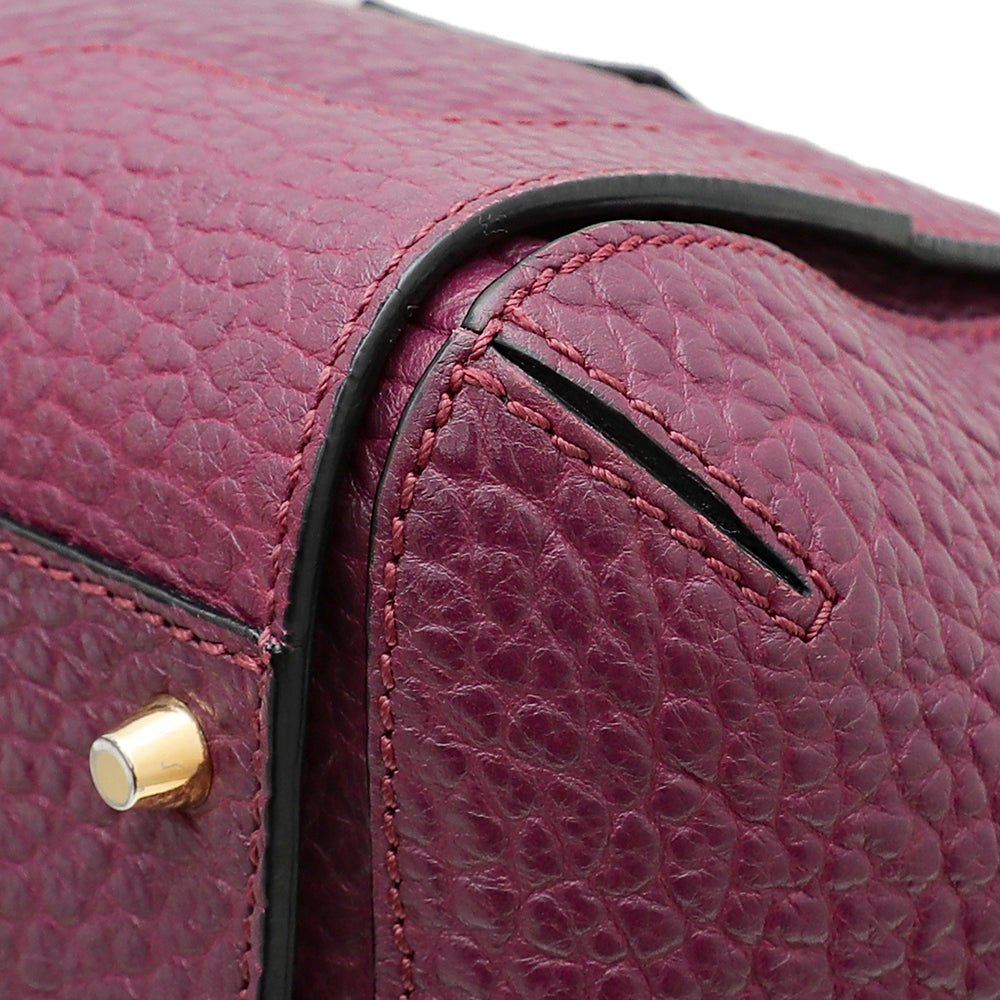 Burberry Violet Heritage Gladstone Bag-Burberry-THE CLOSET