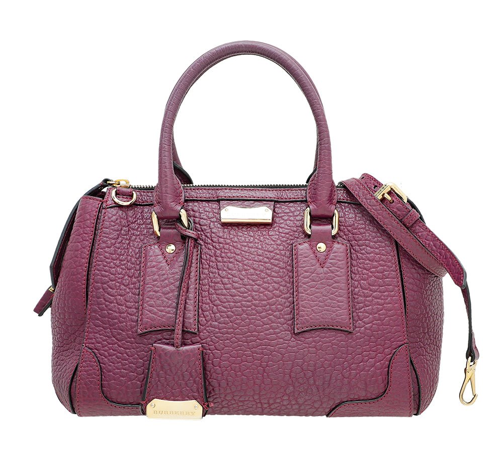 Burberry Violet Heritage Gladstone Bag-Burberry-THE CLOSET