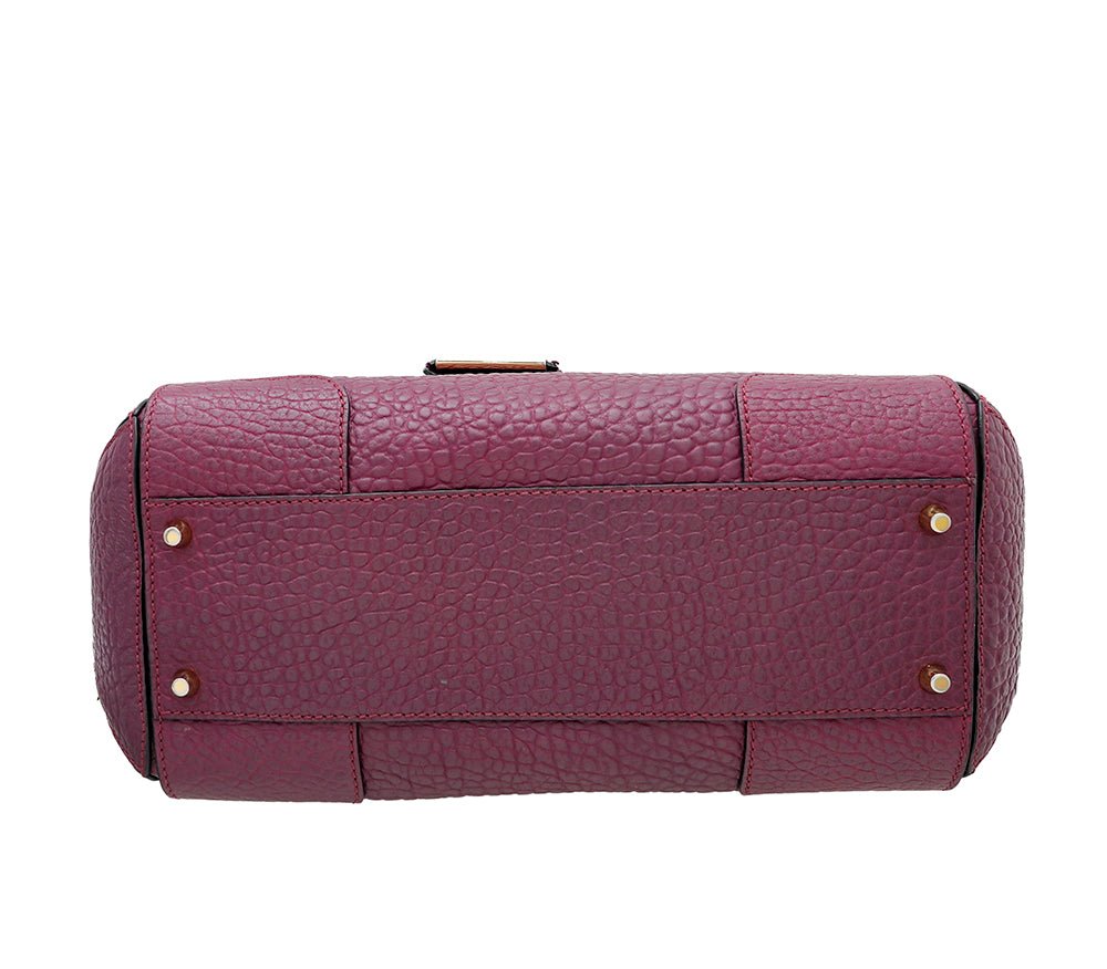 Burberry Violet Heritage Gladstone Bag-Burberry-THE CLOSET