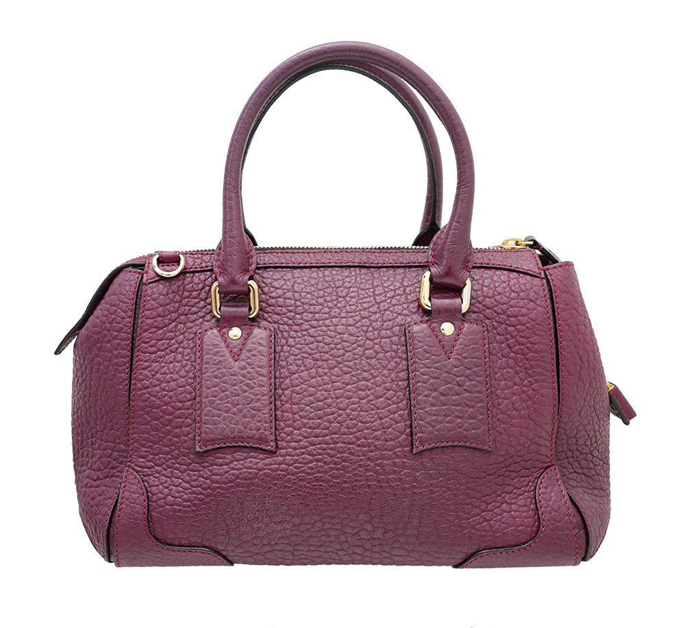 Burberry Violet Heritage Gladstone Bag-Burberry-THE CLOSET