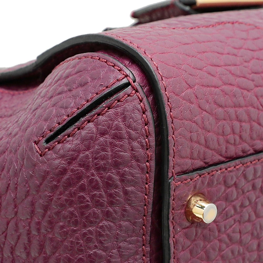 Burberry Violet Heritage Gladstone Bag-Burberry-THE CLOSET