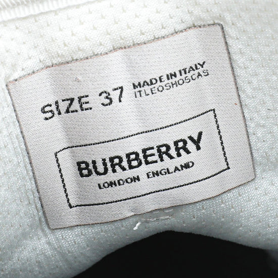 Burberry - Burberry White Ramsey Racing Sneaker 37 | The Closet