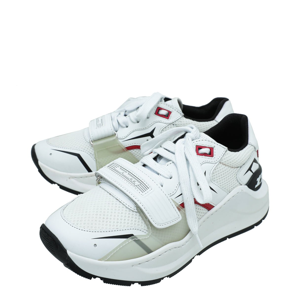 Burberry White Ramsey Racing Sneaker 37-Burberry-THE CLOSET