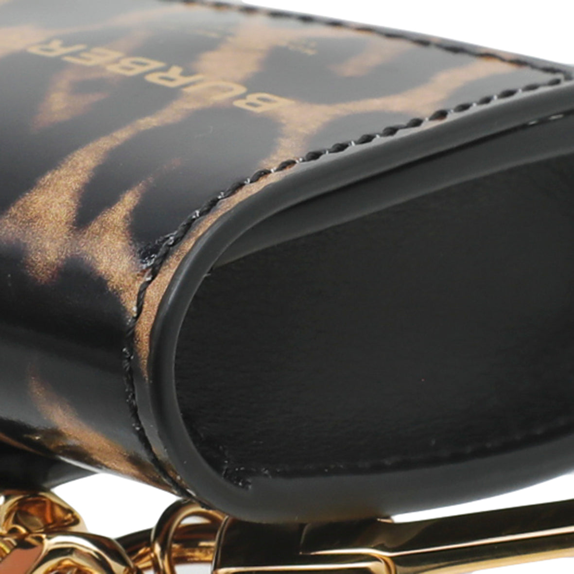 Burberry Bridle Brown Leopard Print Earphone Case-Burberry-THE CLOSET