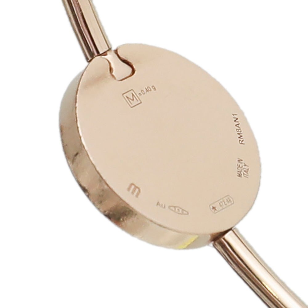 Bvlgari - Bvlgari 18K Pink Gold MOP Bvlgari Wire Bracelet | The Closet