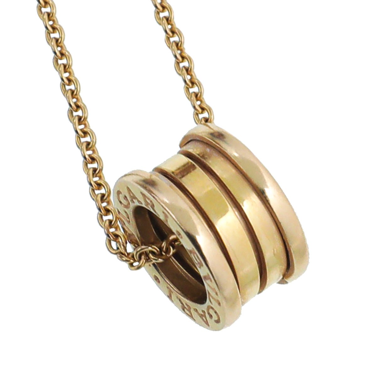 Bvlgari Bulgari B.zero1 Design Legend Pendant 18k Rose Gold Necklace New  $3450 | Bvlgari | Buy at TrueFacet
