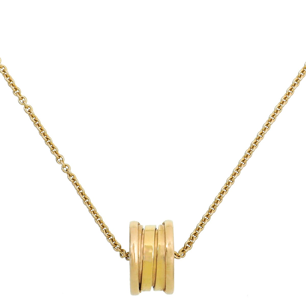 Bvlgari - Bvlgari 18K Rose Gold B. Zero1 Pendant Necklace | The Closet