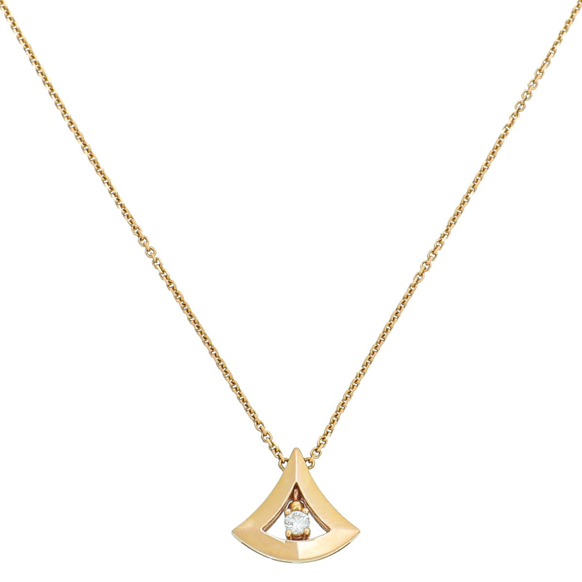 Bvlgari 18K Rose Gold Diamond Diva's Dream Necklace-Bvlgari-THE CLOSET