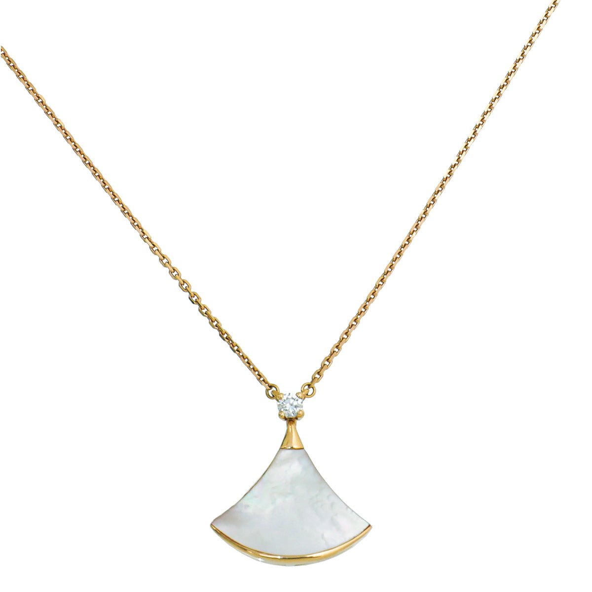 Bvlgari 18K Rose Gold MOP Diamond Diva's Dream Necklace-Bvlgari-THE CLOSET