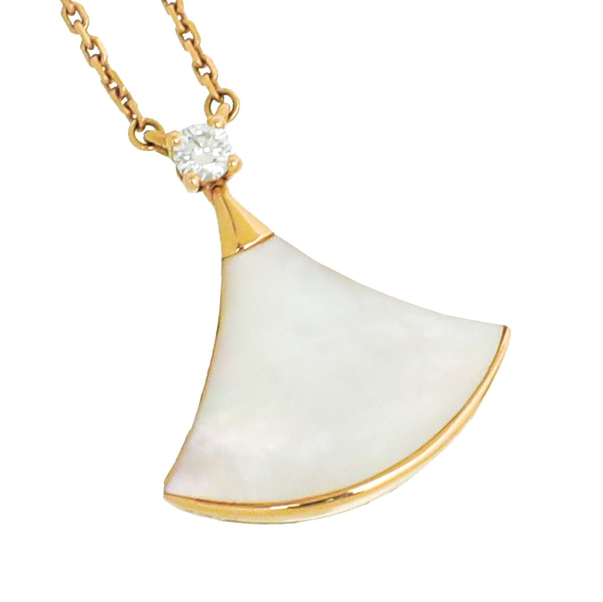 Bvlgari 18K Rose Gold MOP Diamond Diva's Dream Necklace-Bvlgari-THE CLOSET