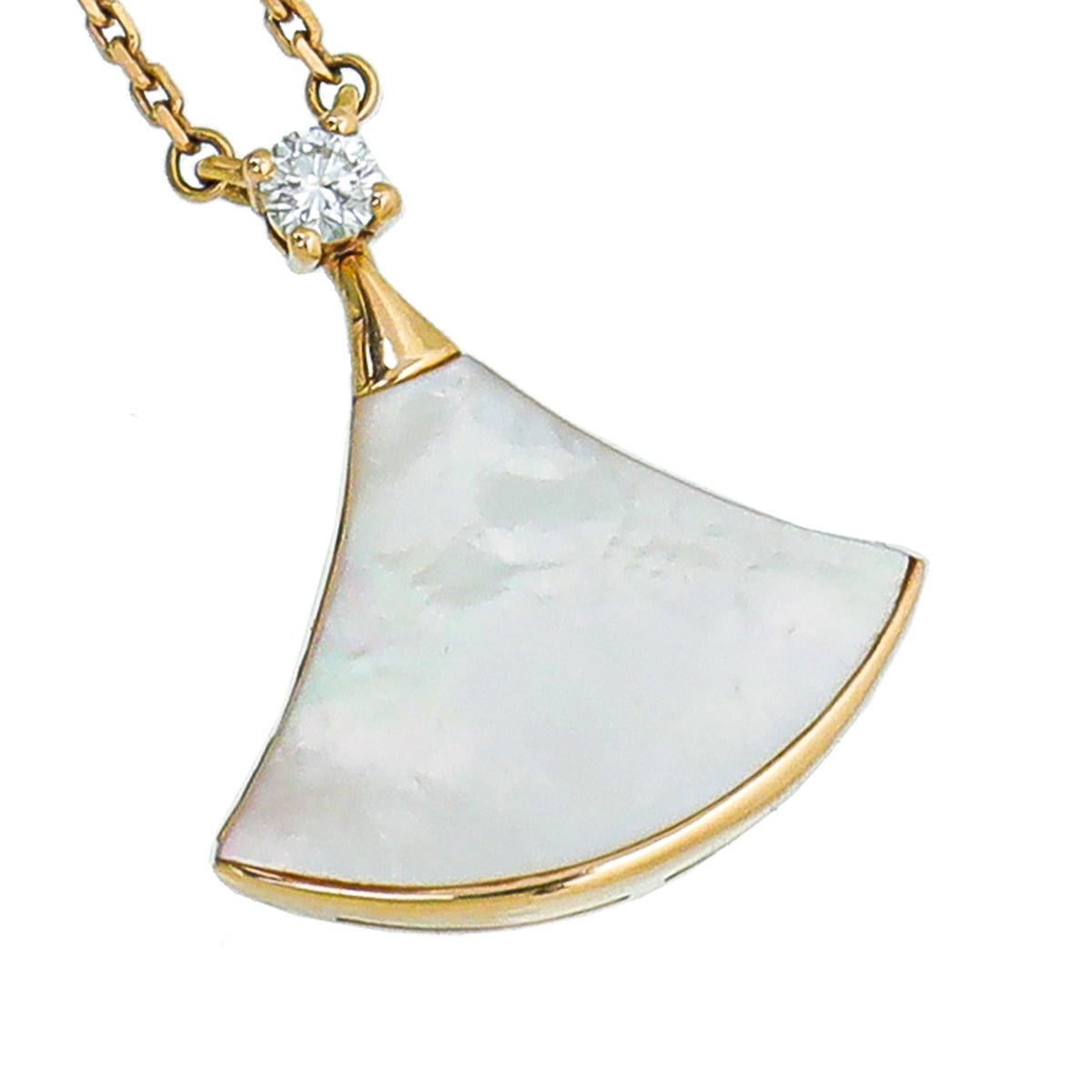 Bvlgari 18K Rose Gold MOP Diamond Diva's Dream Necklace-Bvlgari-THE CLOSET