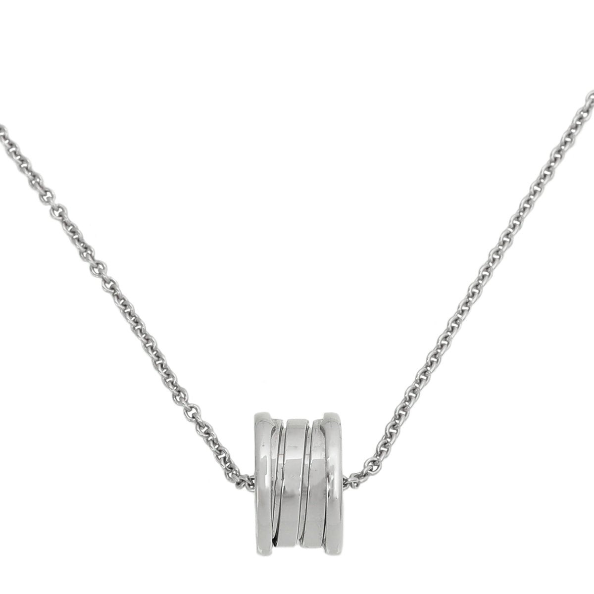 Bvlgari 18K White Gold B.zero 1 Necklace-Bvlgari-THE CLOSET