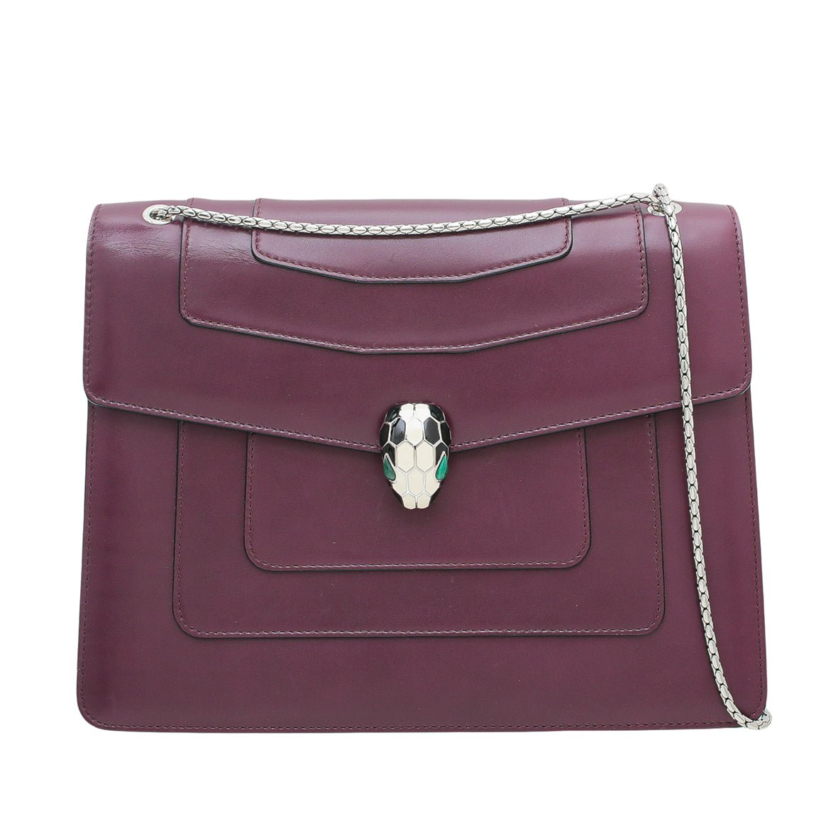 Bvlgari Aubergine Serpenti Forever Bag-Bvlgari-THE CLOSET