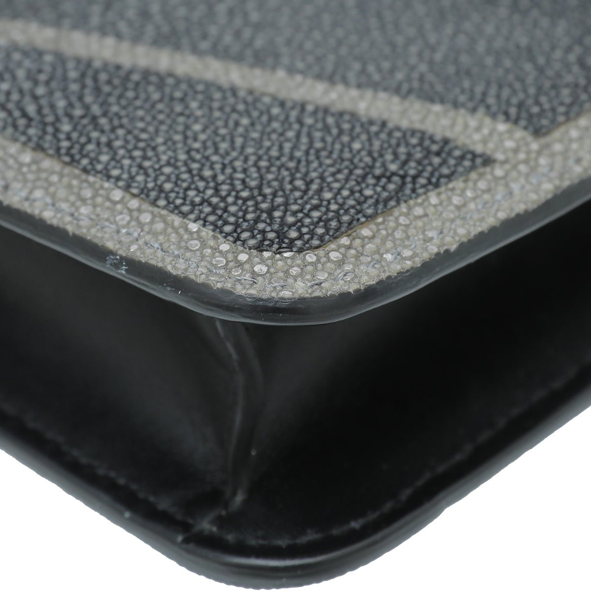 Bvlgari Bicolor Galuchat Serpenti Forever Chain Clutch-Bvlgari-THE CLOSET