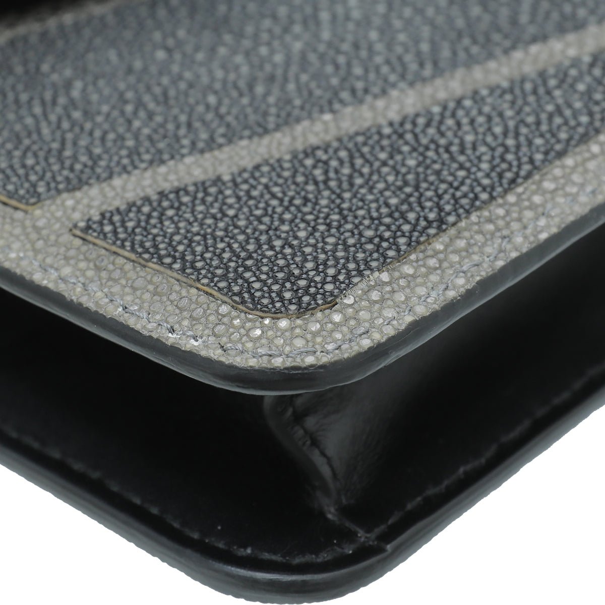 Bvlgari Bicolor Galuchat Serpenti Forever Chain Clutch-Bvlgari-THE CLOSET