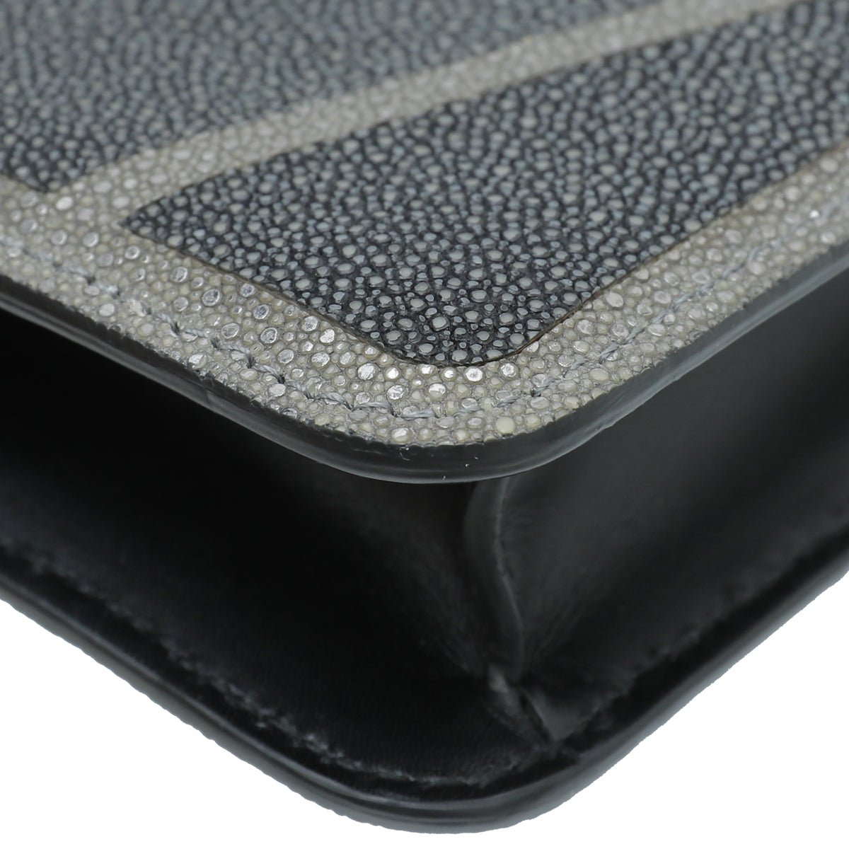 Bvlgari Bicolor Galuchat Serpenti Forever Chain Clutch-Bvlgari-THE CLOSET