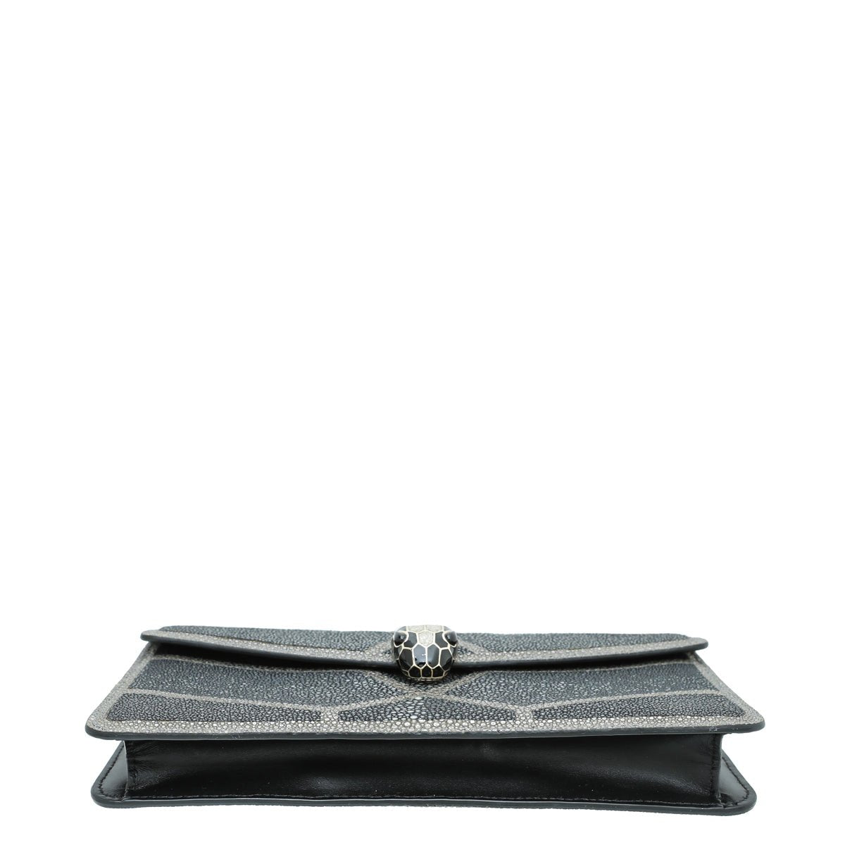 Bvlgari Bicolor Galuchat Serpenti Forever Chain Clutch-Bvlgari-THE CLOSET